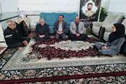 دیدار سرپرست روابط عمومی سازمان دامپزشکی کشور با خانواده معظم شهدا