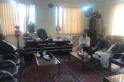 دیدار مدیر کل دامپزشکی سیستان و بلوچستان با فرماندار شهرستان تازه تاسیس بمپور