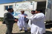 مدیر کل دامپزشکی سیستان و بلوچستان از پست قرنطینه دامپزشکی گوله سنگی بازدید کرد