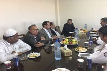 دیدار مدیرکل دامپزشکی استان با فرماندار کنارک